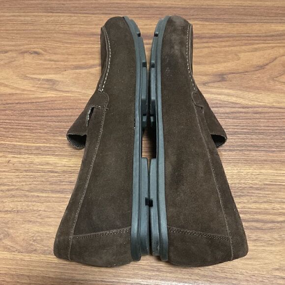 Bruno Magli Encino Casual Vamp Brown Suede Mens Loafers. Size 8 M. - Picture 6 of 8